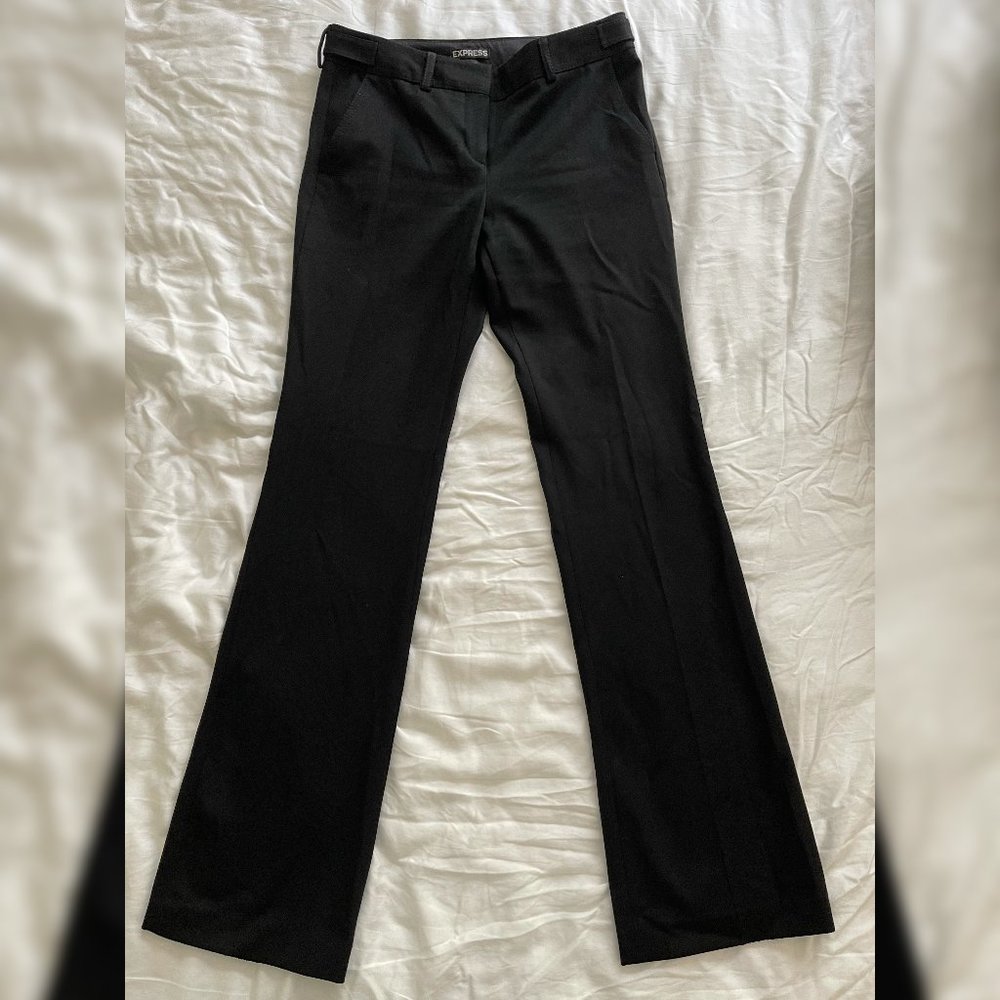 Express Women's Columnist Pants Black 0R
